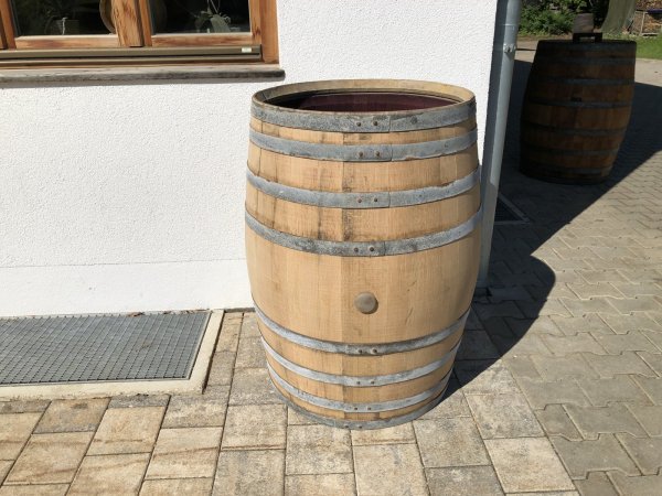 Holzfass 300 Liter abgeschliffen, Wasserfass